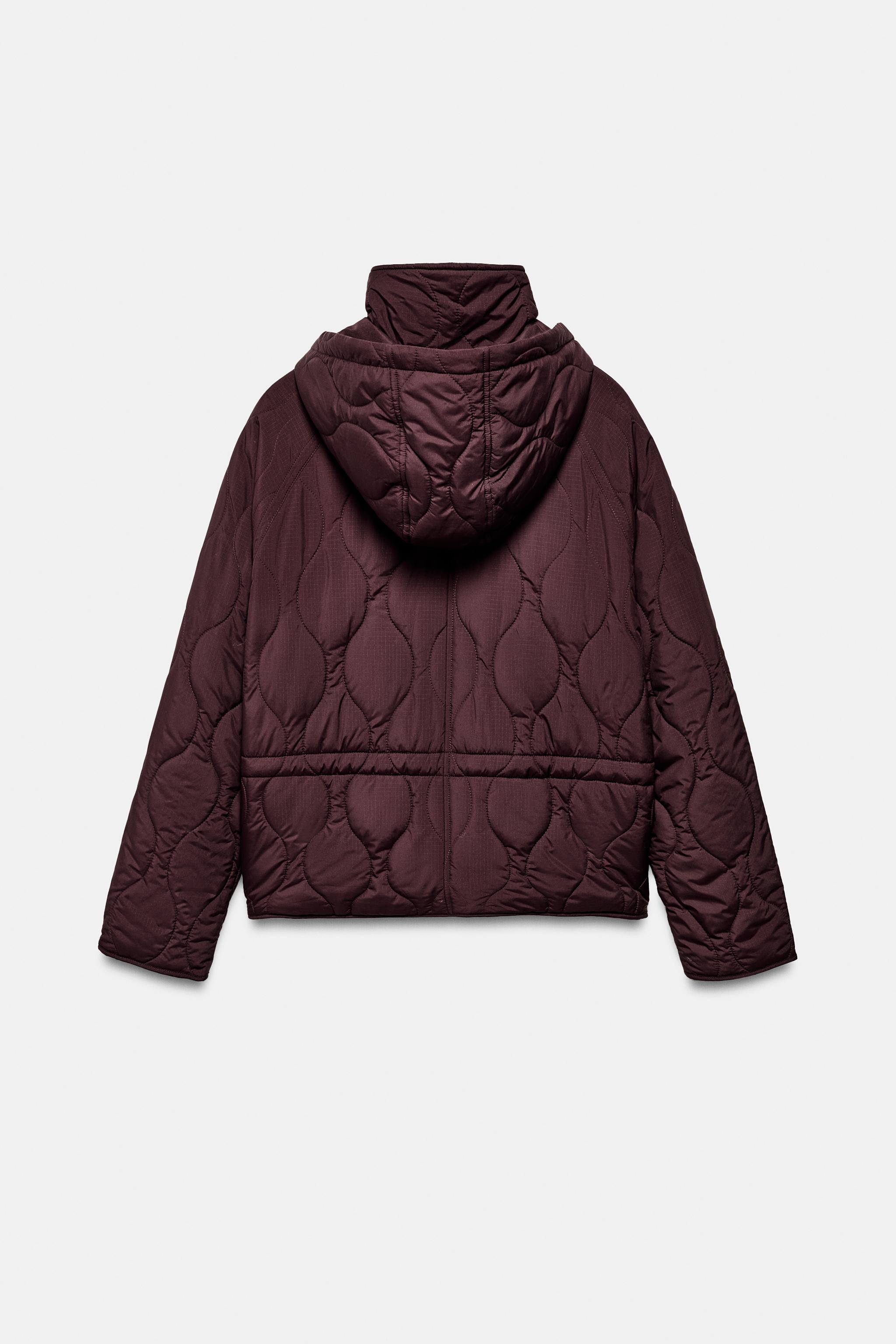 BLOUSON REMBOURRÉ À CAPUCHE